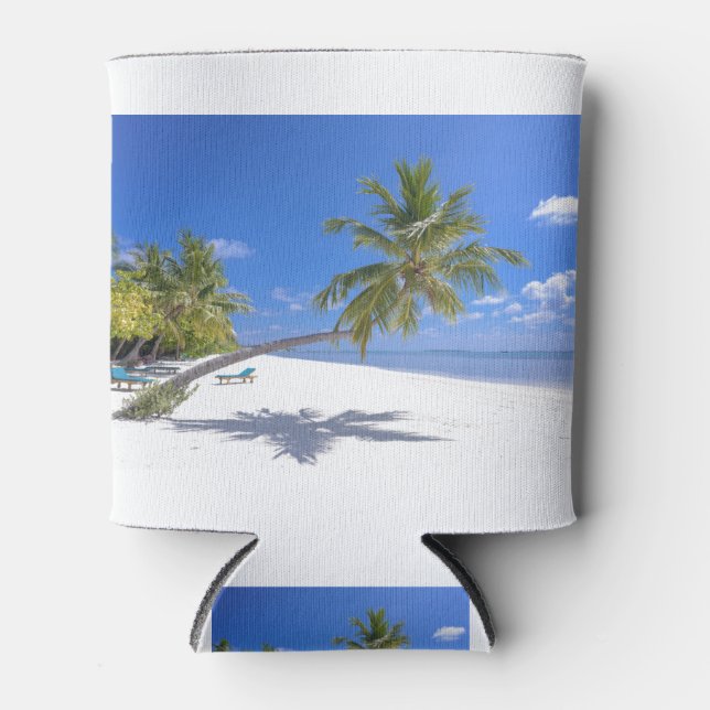 Porta-lata Grace Bay, Turks e Caicos Areia e Ondas Azuis do O (Frente)