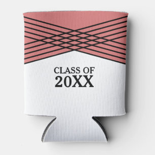 Porta-lata Graduação de Deco Elegante Vermelho pode resfriar