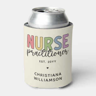 Porta-lata Graduação de enfermeiro NP Nurse personalizado