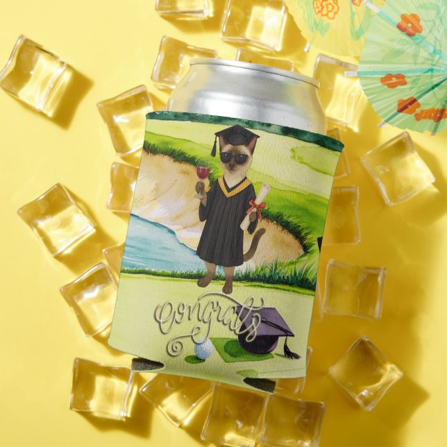 Porta-lata Graduação de Golfe temida para golfista em colocar (Verão in situ)