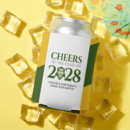 Porta-lata Graduação na Universidade da Faculdade de Escola D