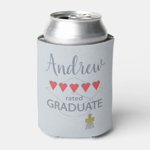 Porta-lata Graduado com 5 Corações