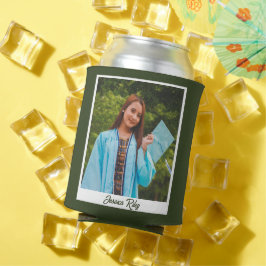 Porta-lata Graduation Beer Cooler - Personalized Photo Gift