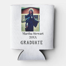 Porta-lata Graduation photo name year class university simple