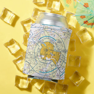 Porta-lata Gráfico de Aviação