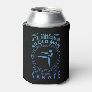 Porta-lata Gráfico do Karate Mens - Nunca Subestimar Um M Ant