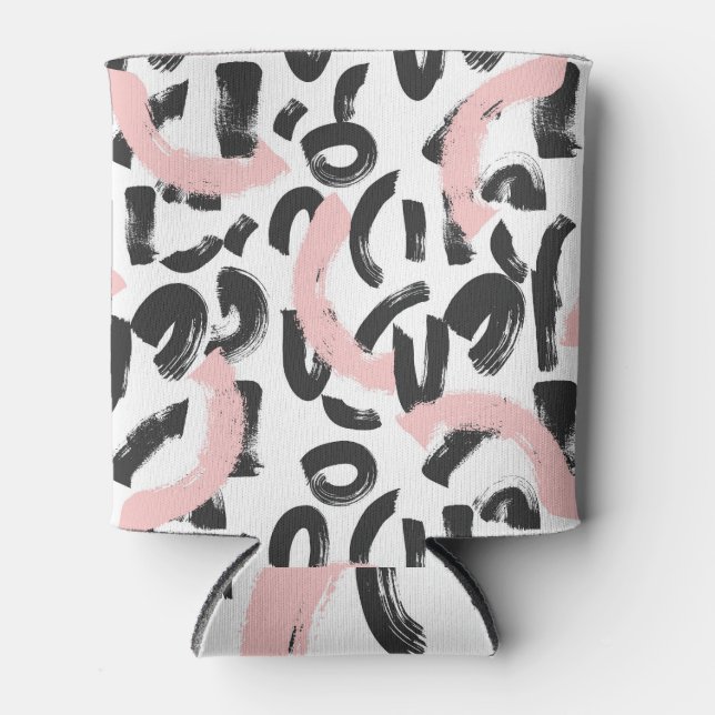 Porta-lata Grafite de Grunge: pinceladas de arte. (Frente)