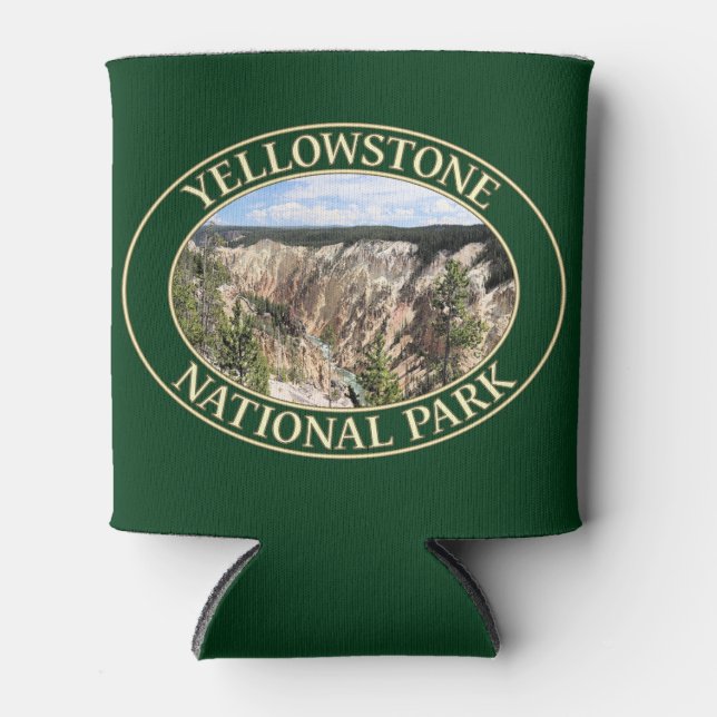 Porta-lata Grand Canyon do Yellowstone no Yellowstone NP (Frente)