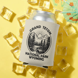 Porta-lata Grand Teton montanhas Parque Nacional Wyoming