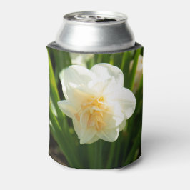 Porta-lata Grandes narcisos brancos em um dia de primavera