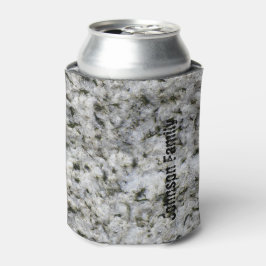 Porta-lata Granite Rock White com Nome