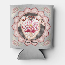 Porta-lata Gratidão Lotus pode resfriar