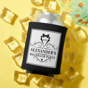 Porta-lata Gravação Preta do Partido da Bachelor - Escolher C