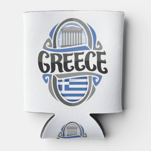 Porta-lata Greece Greek Flag (Frente)