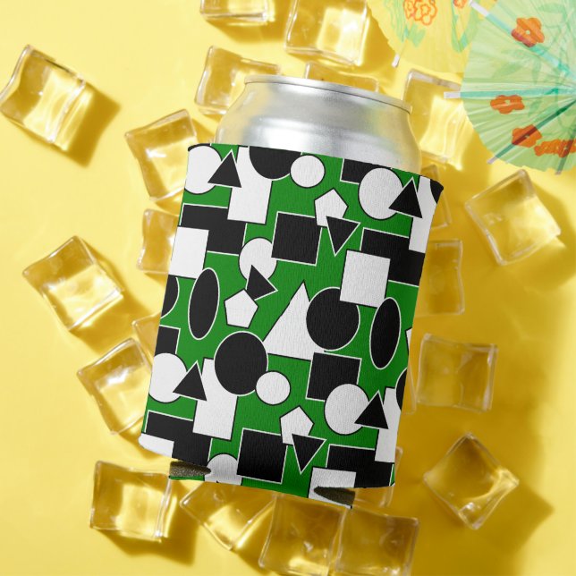 Porta-lata Green Bauhaus Collage (Verão in situ)