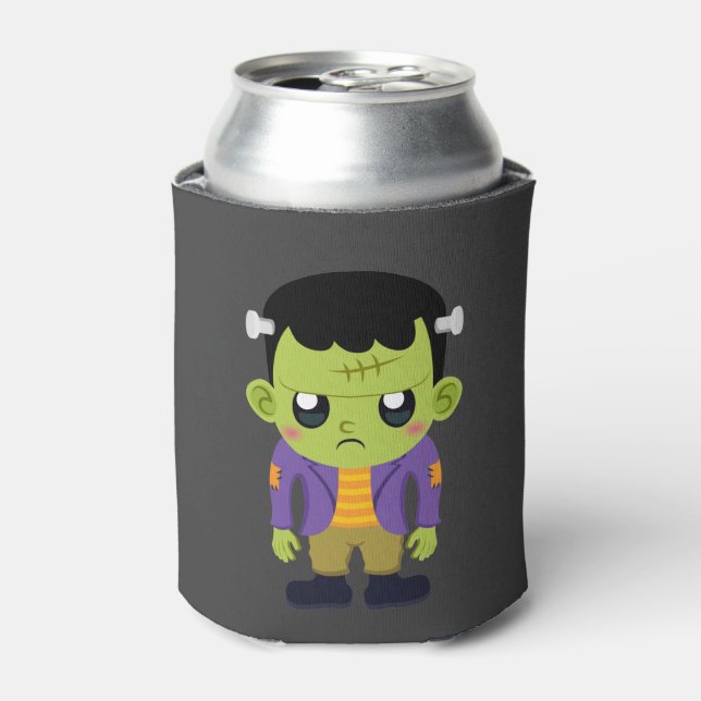 Porta-lata Green Frankenstein Monster Halloween (Can Front)