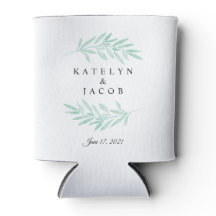 Greenery Mint Watercolor Casamento Personalizado