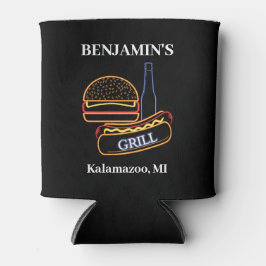 Porta-lata Grelha de quintal com ursos quentes