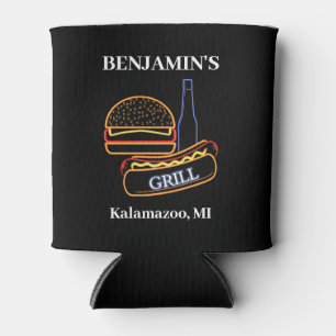 Porta-lata Grelha de quintal com ursos quentes