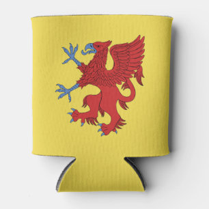 Porta-lata Griffin Rampant Gules