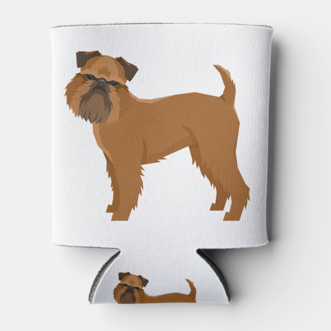 Porta-lata Griffon Bruxellois (Frente)