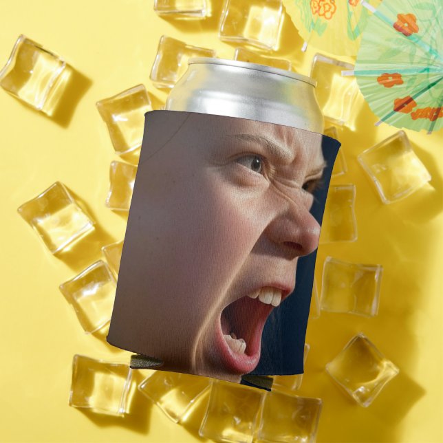 Porta-lata Gritando Garota pode resfriar (Verão in situ)