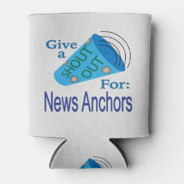 Porta-lata Gritar por Âncoras de Notícias