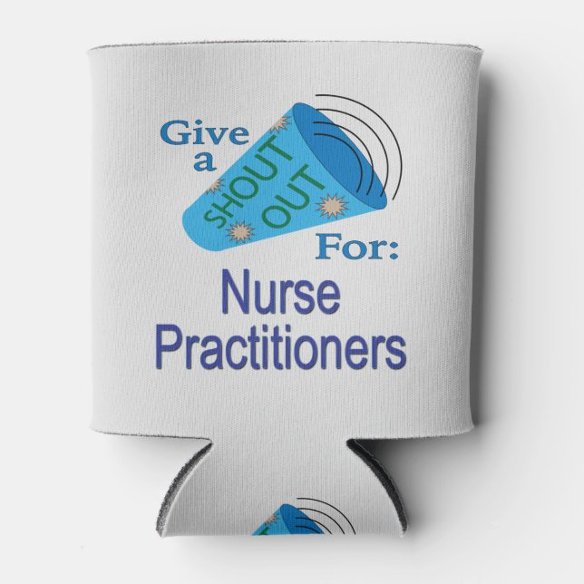 Porta-lata Gritar por enfermeiros (Frente)