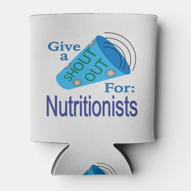 Porta-lata Gritar por Nutricionistas (Frente)