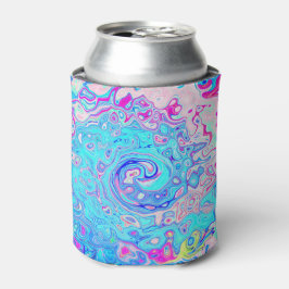 Porta-lata Groovy Abstrato Retro Robin Ovo Blue Swirl