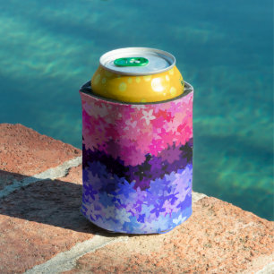 Porta-lata Groovy Boho Excêntrico Retro Floral Orgulho Omniss