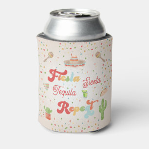 Porta-lata Groovy Fiesta Siesta Tequila Repeat Bachelorette