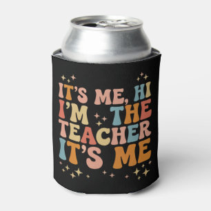 Porta-lata Groovy sou eu Olá sou o professor É eu Escola