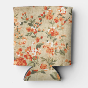 Porta-lata Grunge Flower Art: Design abstrato