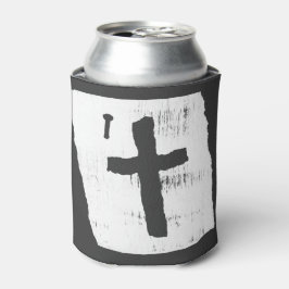 Porta-lata Grungy Christian Cross