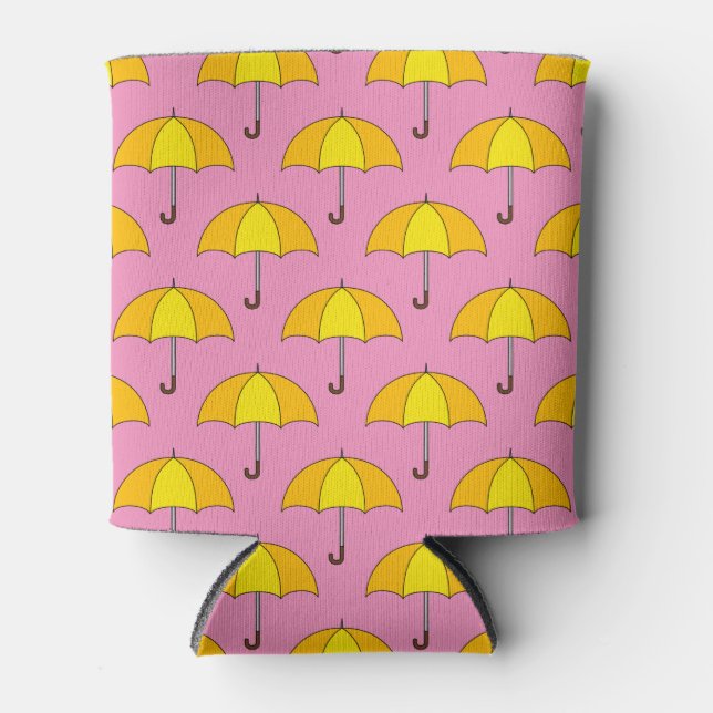 Porta-lata Guarda-chuva Amarelo (Frente)