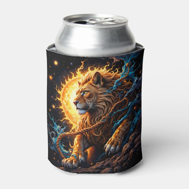 Porta-lata Guardian of the Solar Threshold – Lion of Balance  (Can Front)