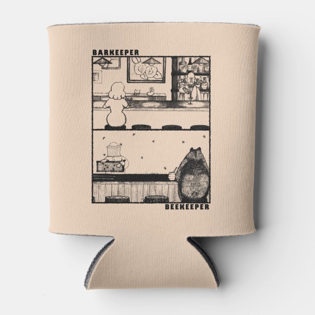 Porta-lata Guardião e apicultor (Frente)