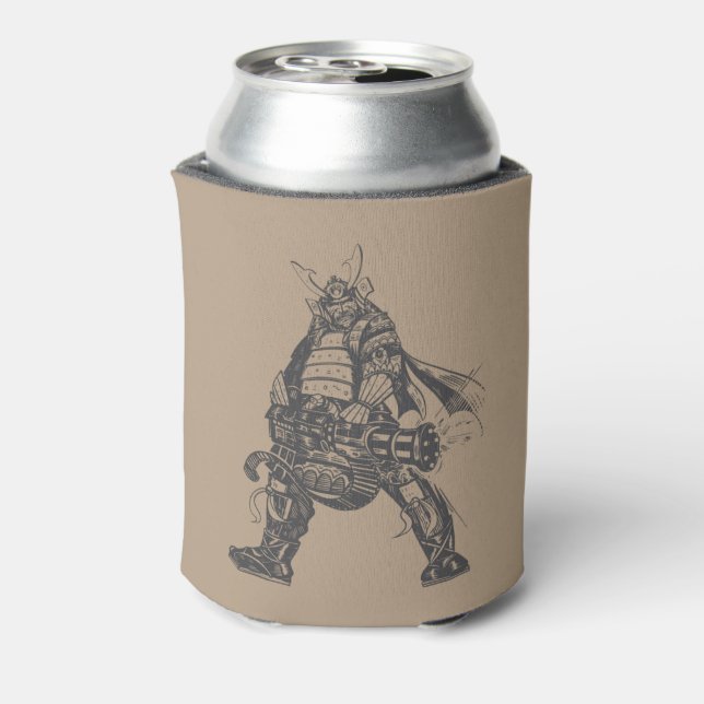 Porta-lata Guerreiro Samurai Com Arma De Fogo Rápido (Can Back)