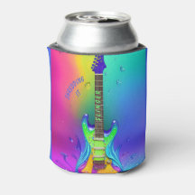 Guitarra Neon Personalizada, Psicodélica