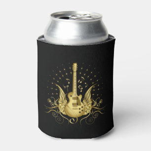 Porta-lata Guitarra voada ouro