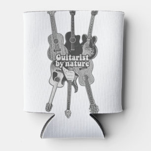 Porta-lata Guitarras brancas e pretas retrógradas para guitar