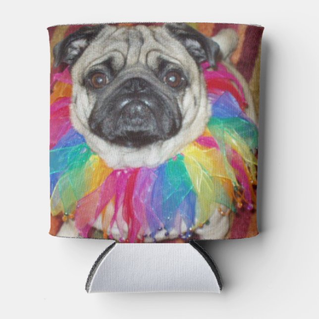 Porta-lata Gus o Pug (Frente)