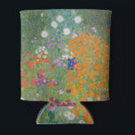 Porta-lata Gustav Klimt Flower Garden Cottage Nature<br><div class="desc">Uma bela pintura de jardim - esta é uma pintura clássica de Gustav Klimt,  chamada Jardim de Algodão,  ou Jardim Bauergarten,  1907,  que é um close up de um jardim floral,  uma pintura floral colorida.</div>