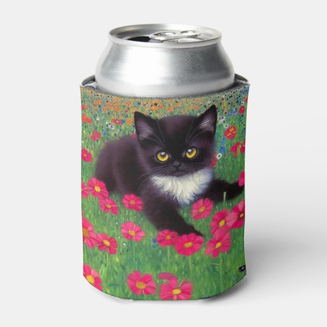 Porta-lata Gustav Klimt Tuxedo Cat (Can Front)