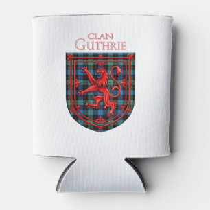 Porta-lata Guthrie Tartan Scottish Xadrez Lion Rampant