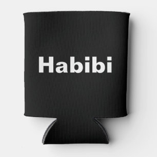 Porta-lata "Habibi" ح ب ي ب uma palavra de minimalismo