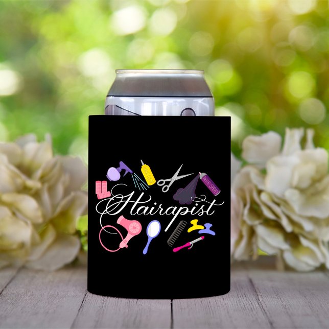 Porta-lata Hairapist Hairdresser Hair Stylist Barber 2 (Criador carregado)