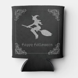 Porta-lata Halloween da Bruxa Voadora Silver