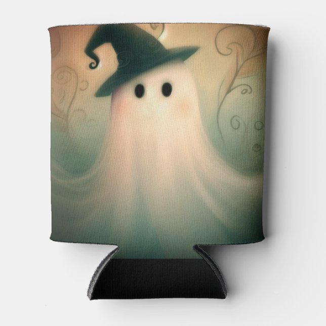 Porta-lata Halloween/Fantasma/Queda/Ornamento Whimsical (Frente)
